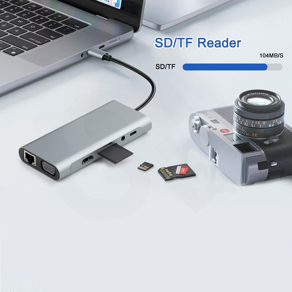 USB Type-C DockingStation Laptop-Adapter