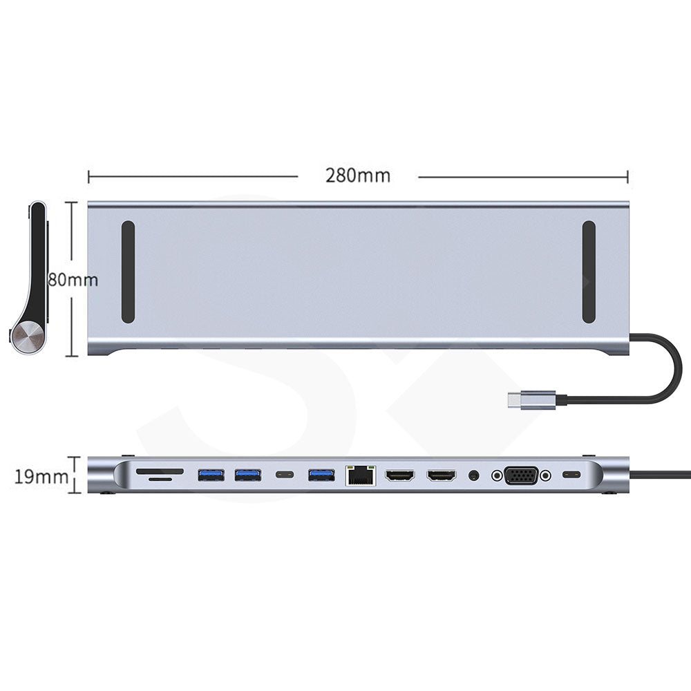 USB Type-C DockingStation Laptop-Adapter