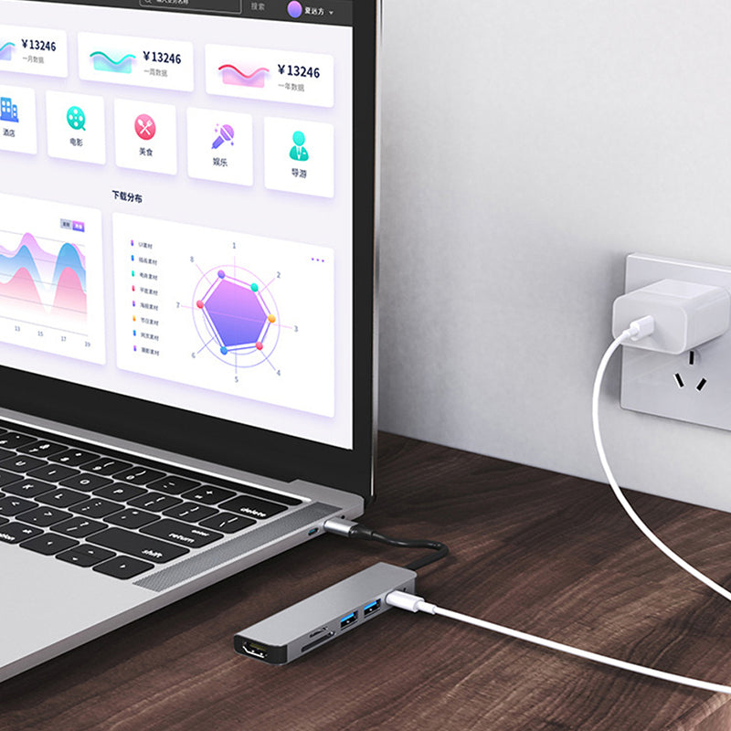 USB Type-C DockingStation Laptop-Adapter