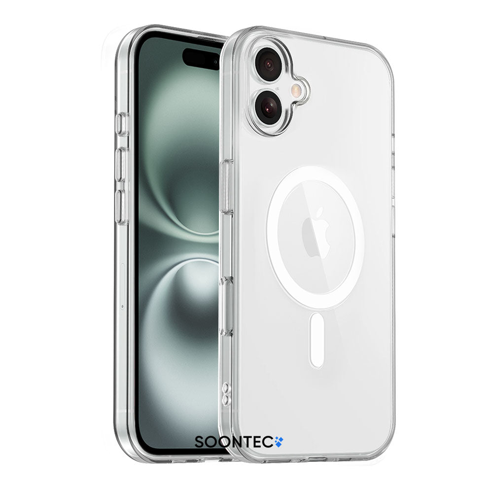 Handyhülle für iPhone 16 / -Plus / -Pro / -Pro Max MagSafe Clear Case transparent Acryl