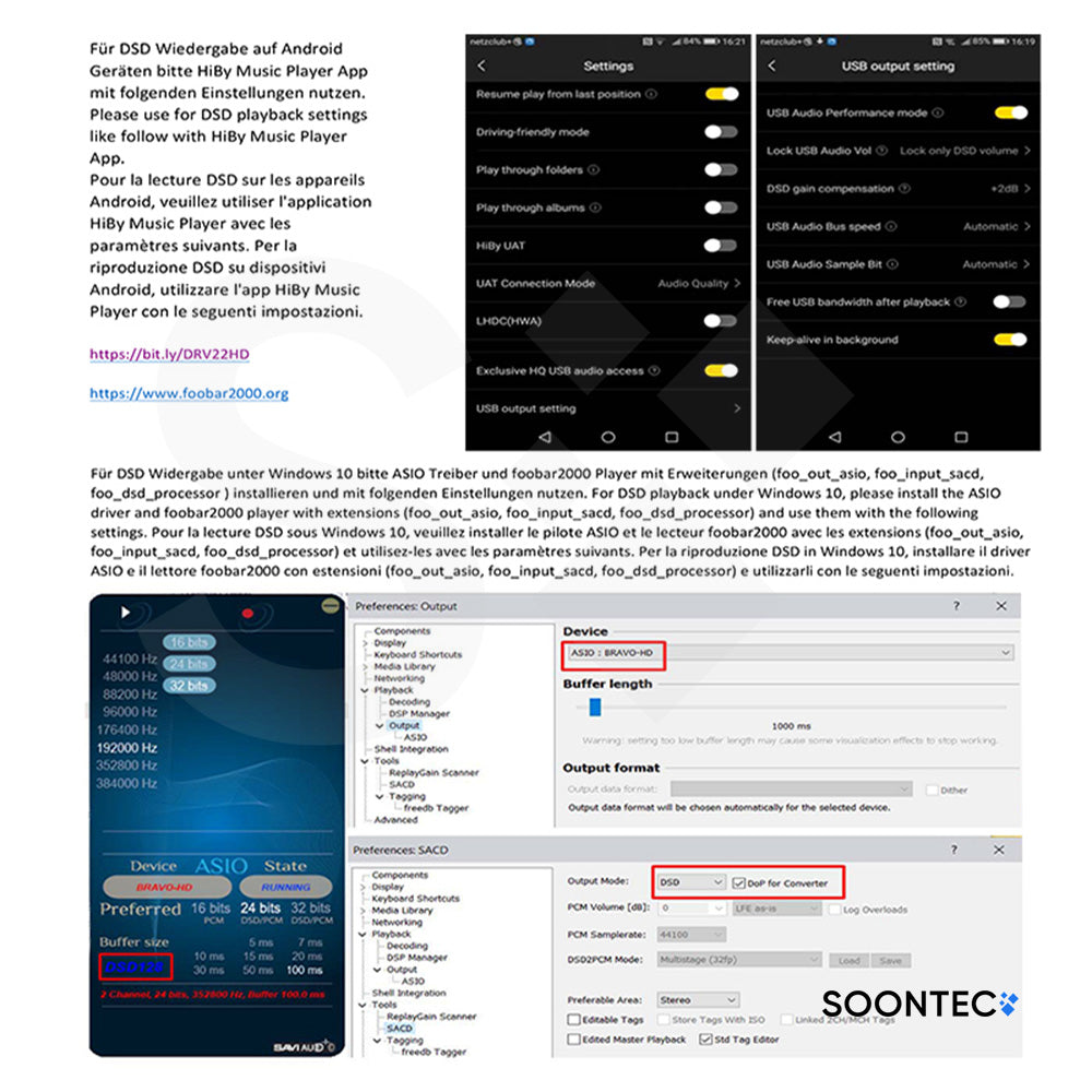 Soundkarte Conexant cx31993 DAC Chip USB-C zu 3,5mm Audio Interface