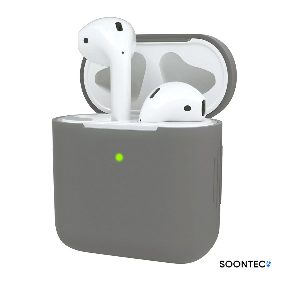 AirPods Hülle Blau SOONTEC Case Silikon Schutzhülle für Apple AirPods 1. Generation 2. Generation