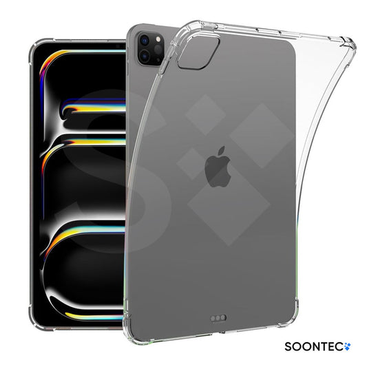 SOONTEC Transparente iPad Hülle – Stoßfestes iPad Case für iPad 10.2/10.9/11/13, iPad Pro, Air & Mini 6/7