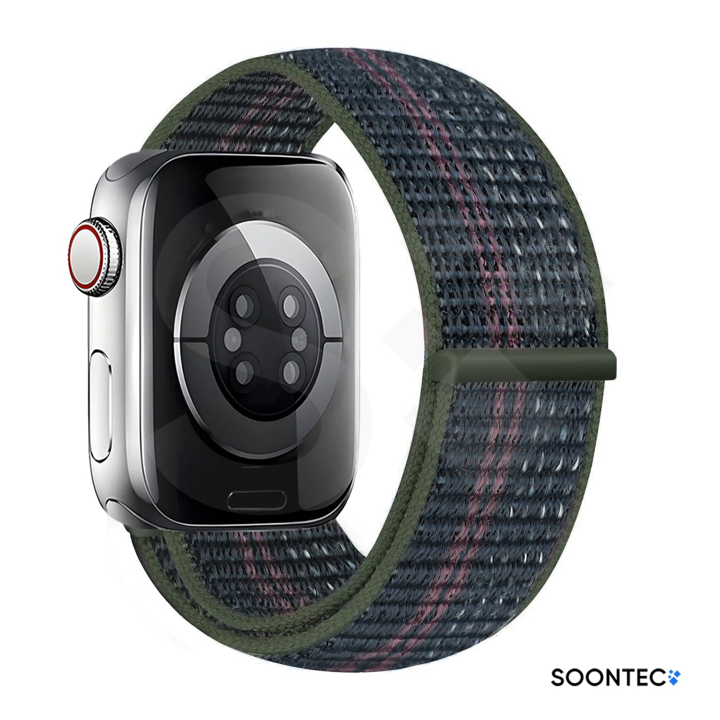 SOONTEC Nylon Sport Loop Armband für Apple Watch Ultra 1/2/3 & Series 1-11 | In vielen Farben
