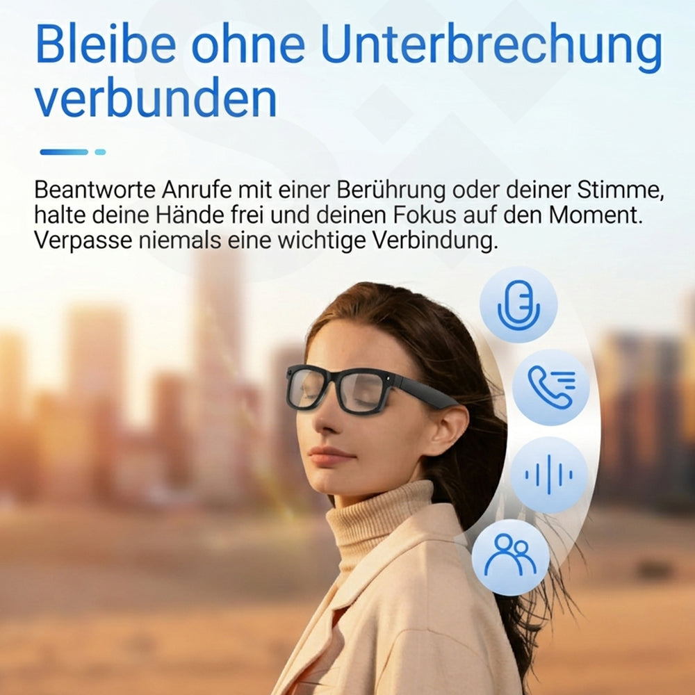 SOONTEC S2 MAX Smart AI Brille | 4K SONY Kamera & KI-Übersetzung | 32GB