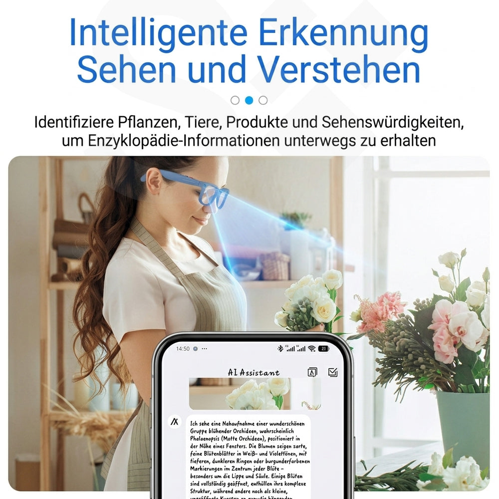 SOONTEC S2 MAX Smart AI Brille | 4K SONY Kamera & KI-Übersetzung | 32GB
