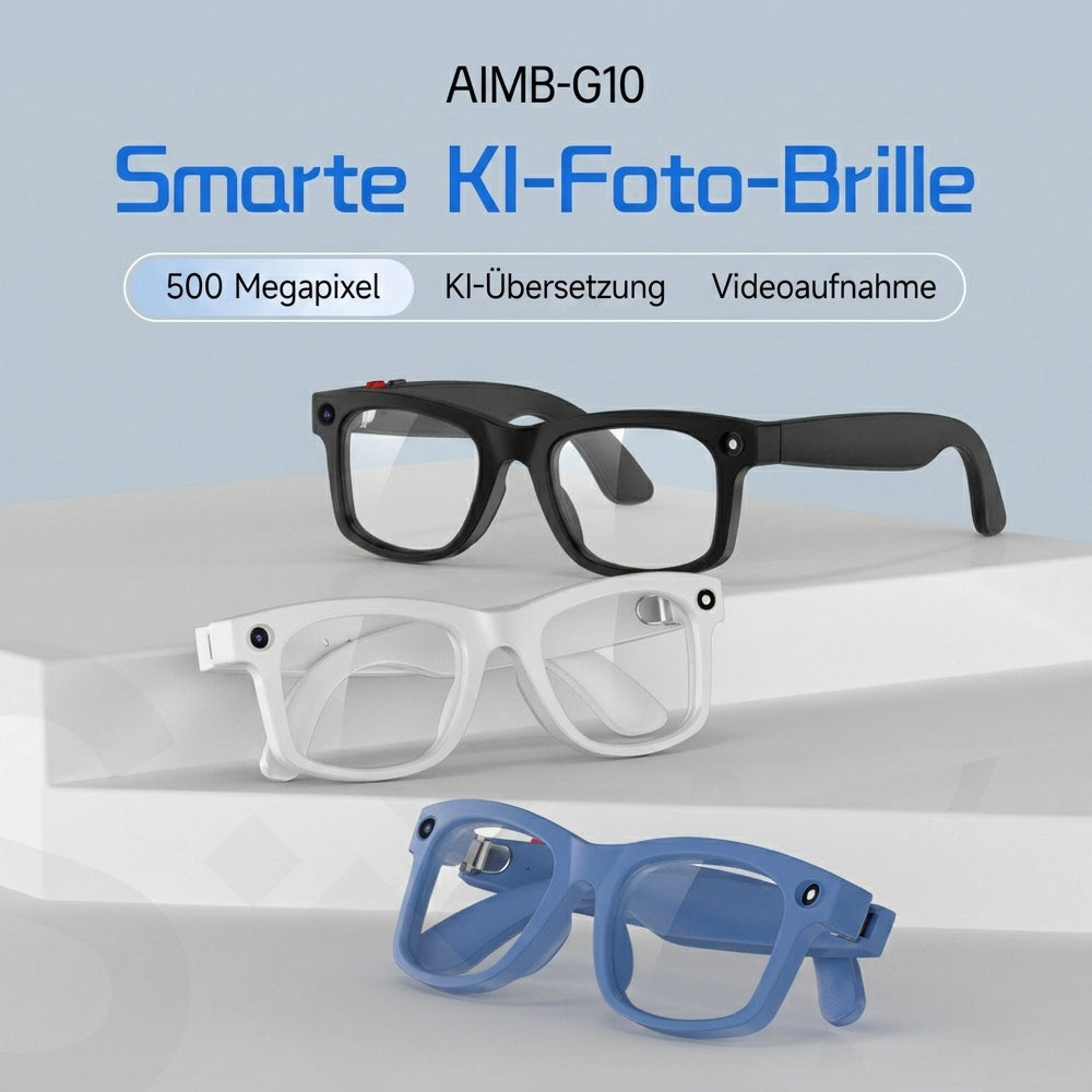 SOONTEC S2 MAX Smart AI Brille | 4K SONY Kamera & KI-Übersetzung | 32GB
