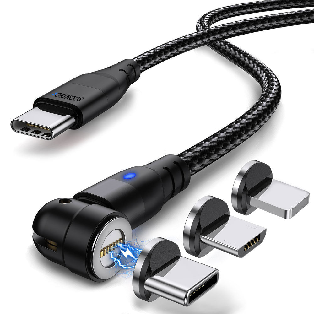 Magnet Ladekabel 1m 2m Fast Charge 60W PD magnetisches Ladekabel