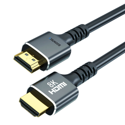 SOONTEC HDMI KABEL 8K, 120Hz, 1 Meter, UHD Ultra High Speed kompatibel mit Computer/Blu-ray/Playstation und co. TV und Video Geräten