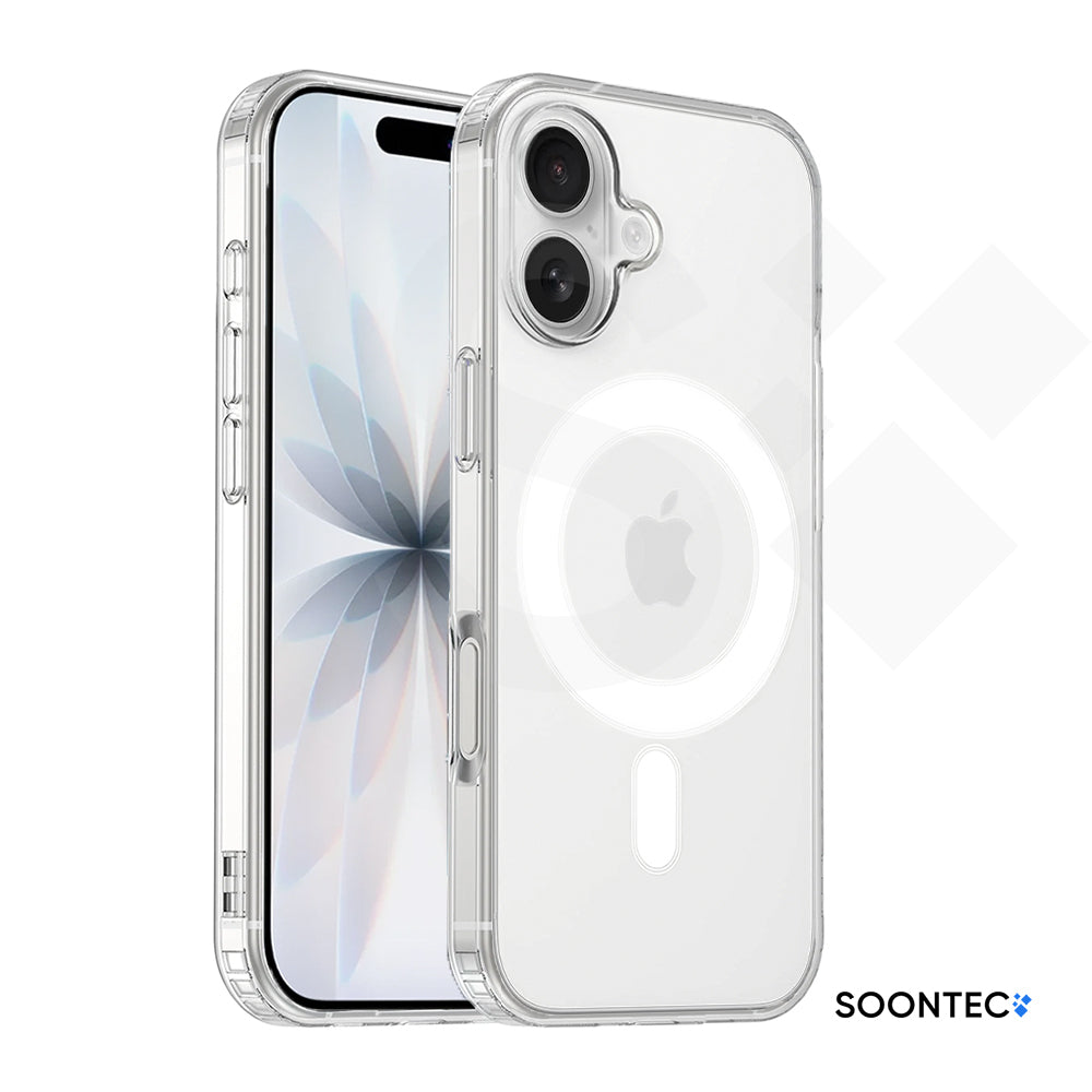 Handyhülle Hülle für iPhone 17 mit MagSafe Clear Case transparent