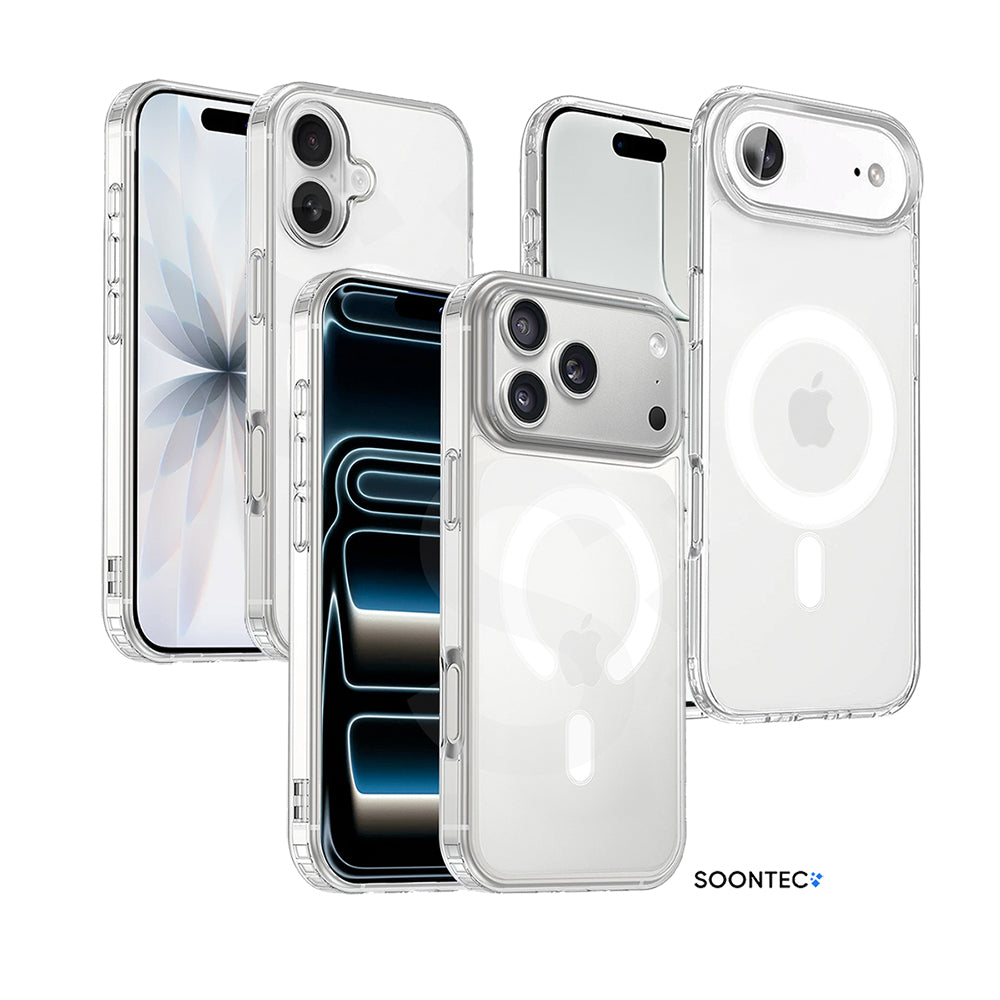 Handyhülle Hülle für iPhone 17 mit MagSafe Clear Case transparent