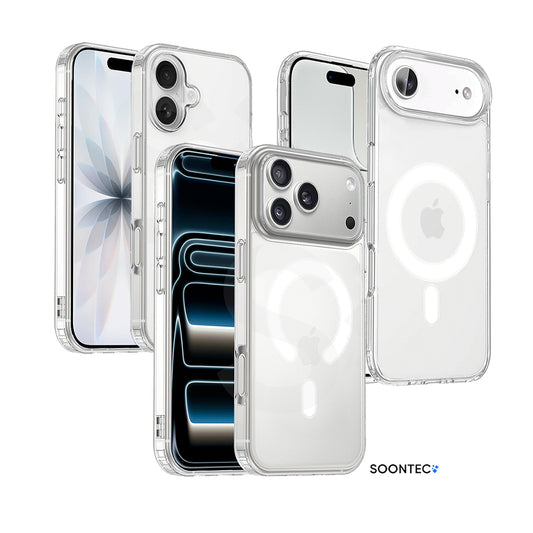 Handyhülle Hülle für iPhone 17 mit MagSafe Clear Case transparent