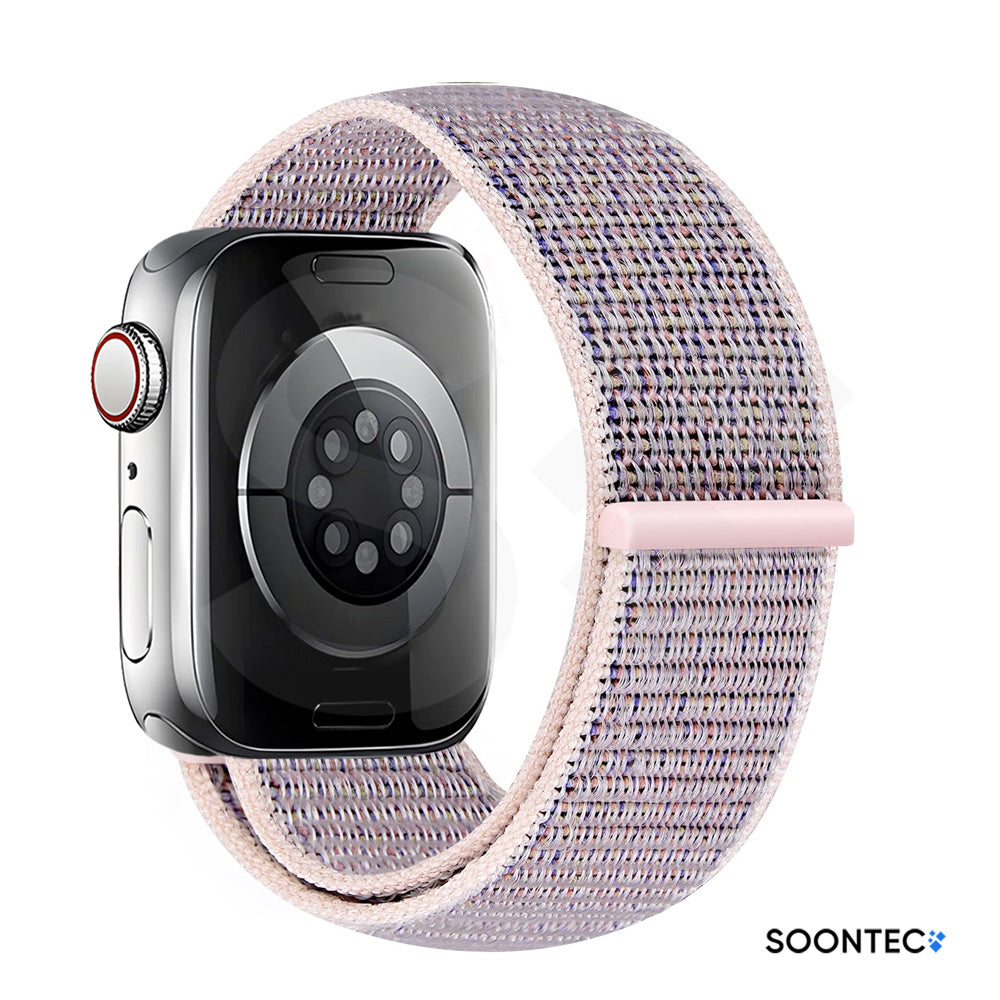 SOONTEC Nylon Sport Loop Armband für Apple Watch Ultra 1/2/3 & Series 1-11 | In vielen Farben
