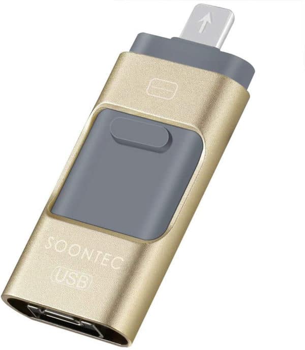 SOONTEC 3.0 USB-Stick Memory Stick 3 in 1 MICRO USB / USB / Lightning für iPhone