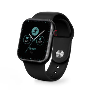 SOONTEC Smartwatch Serie 8 schwarz, 43 mm IPS Full Touch BT 5.2 BLE 3.0 10 Android 5.0 / iOS stabil und wasserfest1